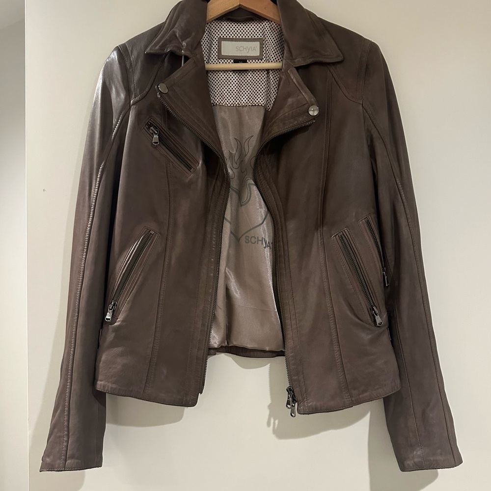 NWOT Margaret O’Leary SCHYIA | Leather Moto Jacket